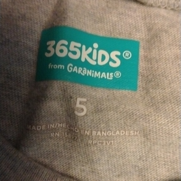 🩶BOYS 365KIDS FROM GARANIMALS SHORT SLEEVE SHIRT🩶 - Picture 3 of 3